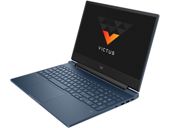 لاب توب اتش بي للألعاب فيكتوس 15-fa1051ne كمبيوتر محمول للألعاب HP Victus 15-fa1051ne  i5-13420H 8 كور - 8 جيجا رام DDR4 - تخزين 512 جيجا اس اس دي - RTX2050 4 جيجا - 15.6 فل اتش دي IPS 144 هرتز - دوس -لوحة المفاتيح العربية/الإنجليزية إضاءة خلفية  - أزرق