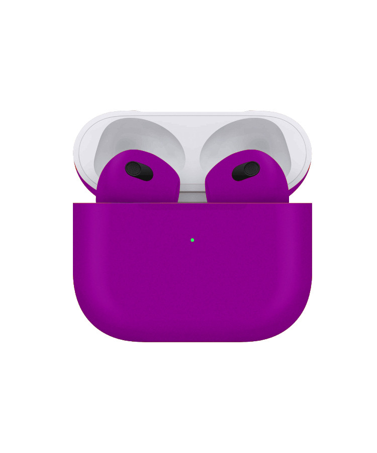 Apple Airpods (3rd Generation) Customized By Caviar Matte Violet