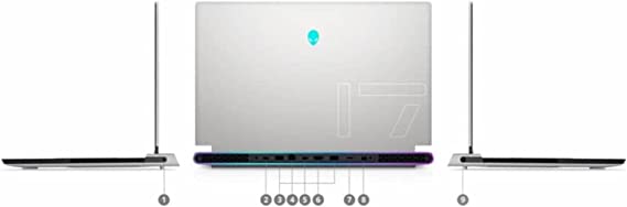 Dell Alienware X17 R1 Gaming Laptop (2021) | 17.3" 4K | Core i9 - 512GB SSD - 32GB RAM - RTX 3080 | 8 Cores @ 5 GHz - 11th Gen CPU - 10GB GDDR6X