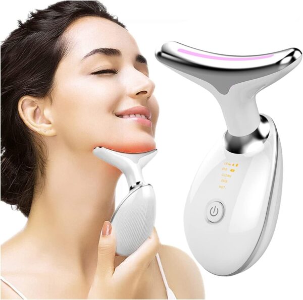 1PC Lifting And Tightening Household Electric Massage Beauty Instrument Neck Facial Wrinkle Removal Advanced Skin Care Tools White