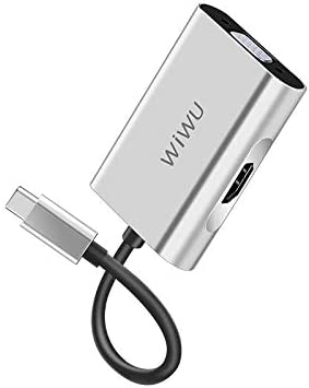 موزع WIWU Alpha 2 في 1 USB-C A20VH ، رمادي