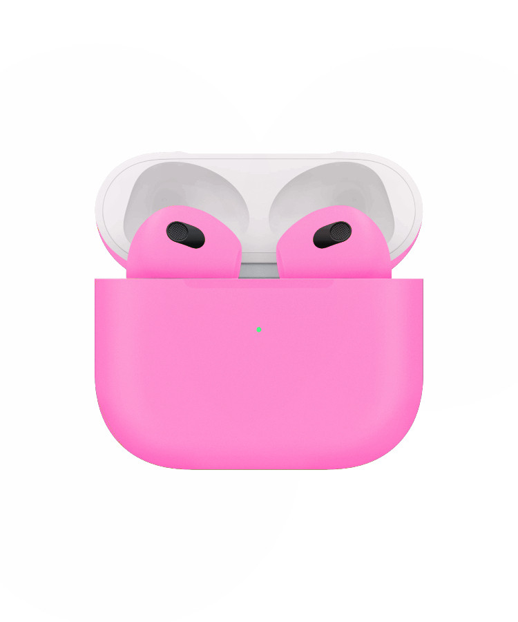 Apple Airpods (3rd Generation) Customized By Caviar Matte Romance Pink