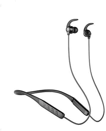 Haino Teko HN-98 True Wireless Neckband In-Earbuds In Ear Headphones Wireless Earphones Magnetic Power On and Off Black