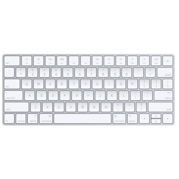 Apple Magic Keyboard Wireless Bluetooth Connectivity & Mac Compatible (MLA22LL/A) Silver