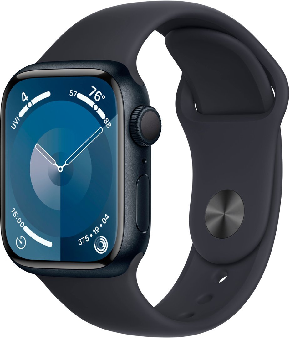 Apple Series 9 41MM/ML (GPS) SMART WATCH (MR8X3LL/A) Midnight Aluminum / Midnight