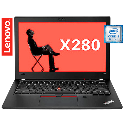 لينوفو ثينك باد لاب توب  X280 / انتل كور i5-8 الجيل / رام 16 جيجا، 512 جيجا اس اس دي / شاشة 12.5 بوصة اتش دي / ويندوز 10 / أسود