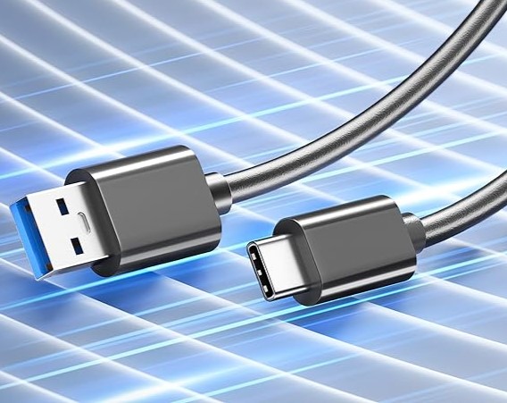 كابل USB 3.1 /3.2  فائق السرعة من النوع A إلى الجيل الثاني من النوع C (1 متر)، كابل شحن سريع 3 أمبير و10 جيجابت في الثانية M/M 20 بوصة لمزامنة البيانات متوافق مع جميع أجهزة