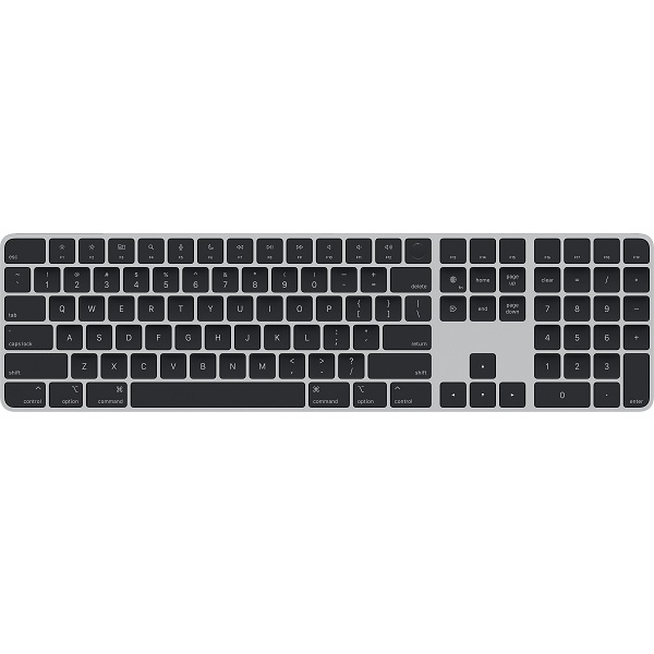 Apple Magic Keyboard Wireless Bluetooth Connectivity With Touch ID And Numeric Keypad (MMMR3LL/A) Black