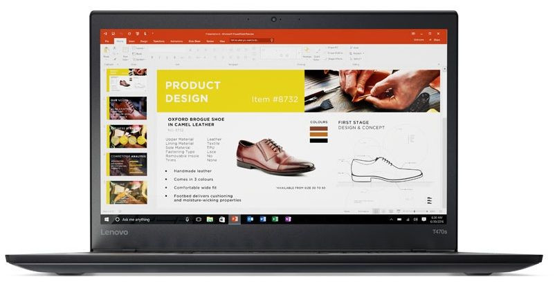 لينوفو لاب توب ثينك باد T470s ، معالج انتل كور i7-7 الجيل ، 8 جيجا رام ، 256 جيجا اس اس دي ، شاشة لمس 14 بوصة ، ويندوز 10 برو