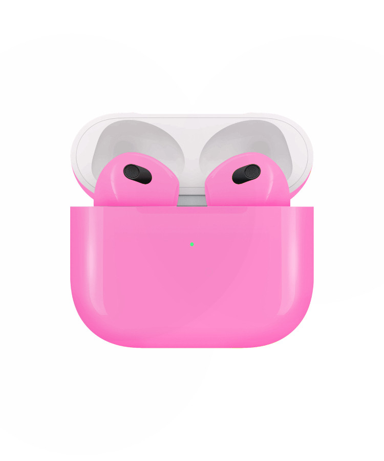 Apple Airpods (3rd Generation) Customized By Caviar Glossy Romance Pink