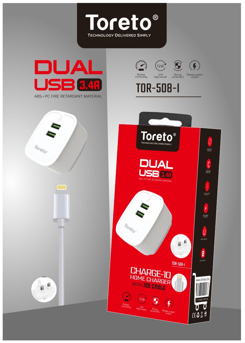 Toreto Home Charger Tor-508 Ios Toreto