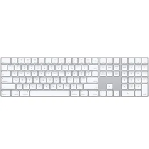 Apple Magic Keyboard With Numeric Keypad Wireless British English (MQ052B/A) Silver