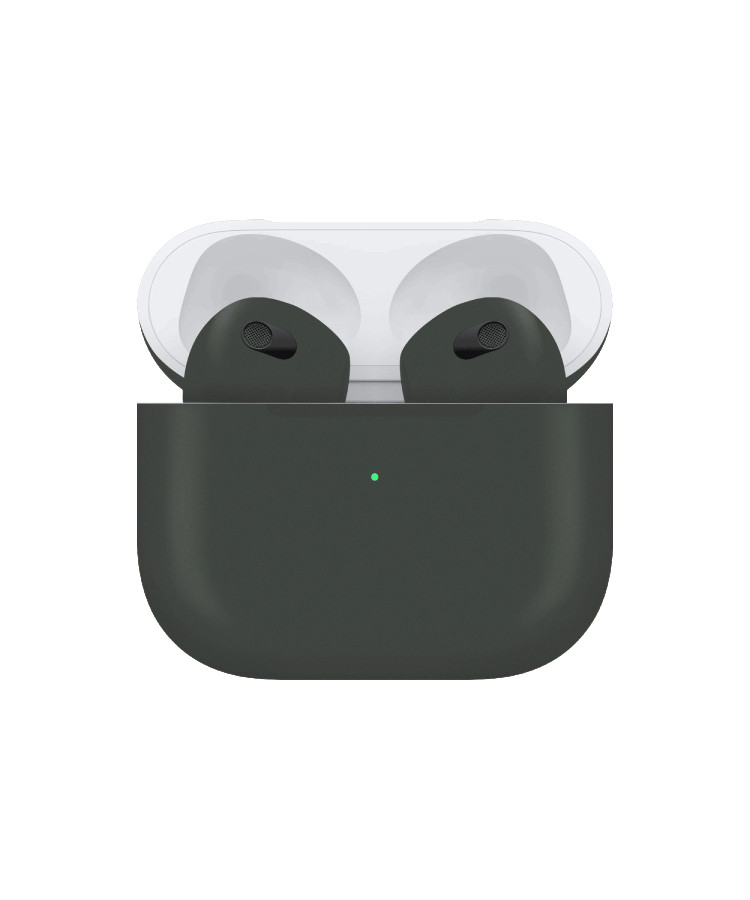 Apple Airpods (3rd Generation) Customized By Caviar Matte Graphite Grey