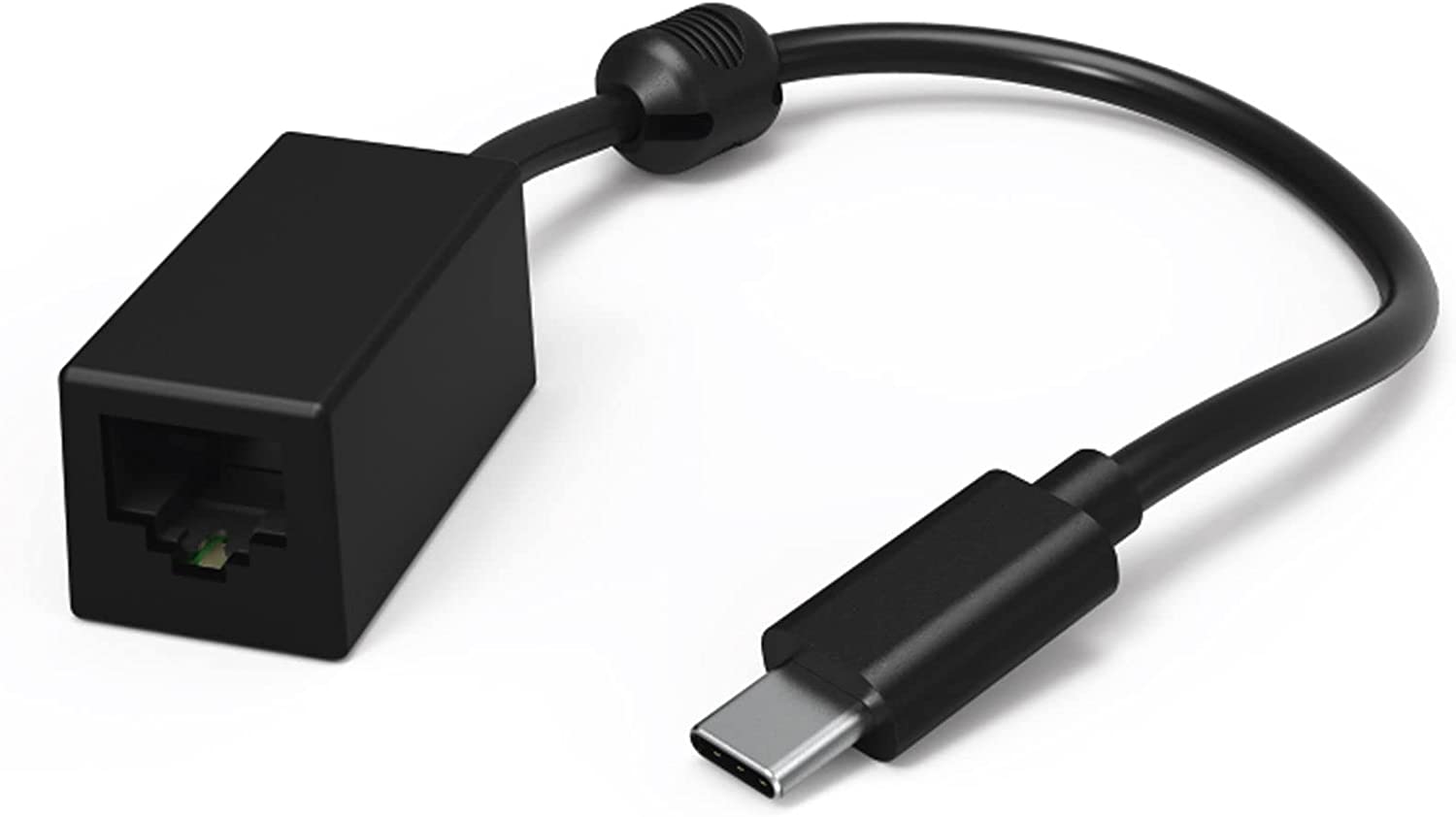 هاما 177104 USB Type-C 3.1 Gigabit Ethernet ، أسود