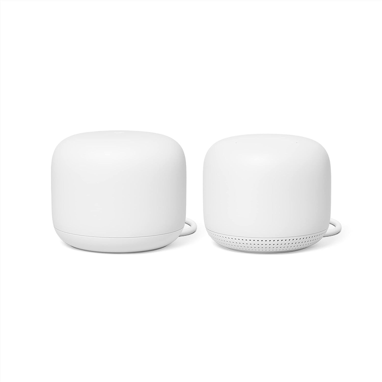 Google Nest Wifi Router and Point GA00822-US 1 Router and 1 Point Snow