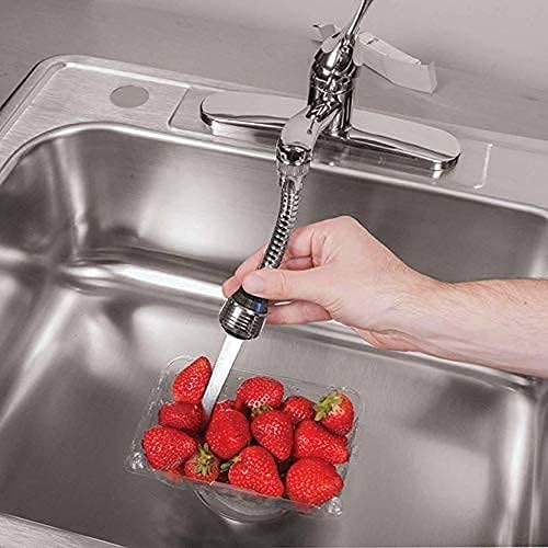 Turbo Flex Flexible Faucet  Sprayer Silver