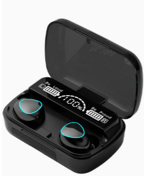 M10 BT True Wireless In-Ear Headphones With Big Screen / Black