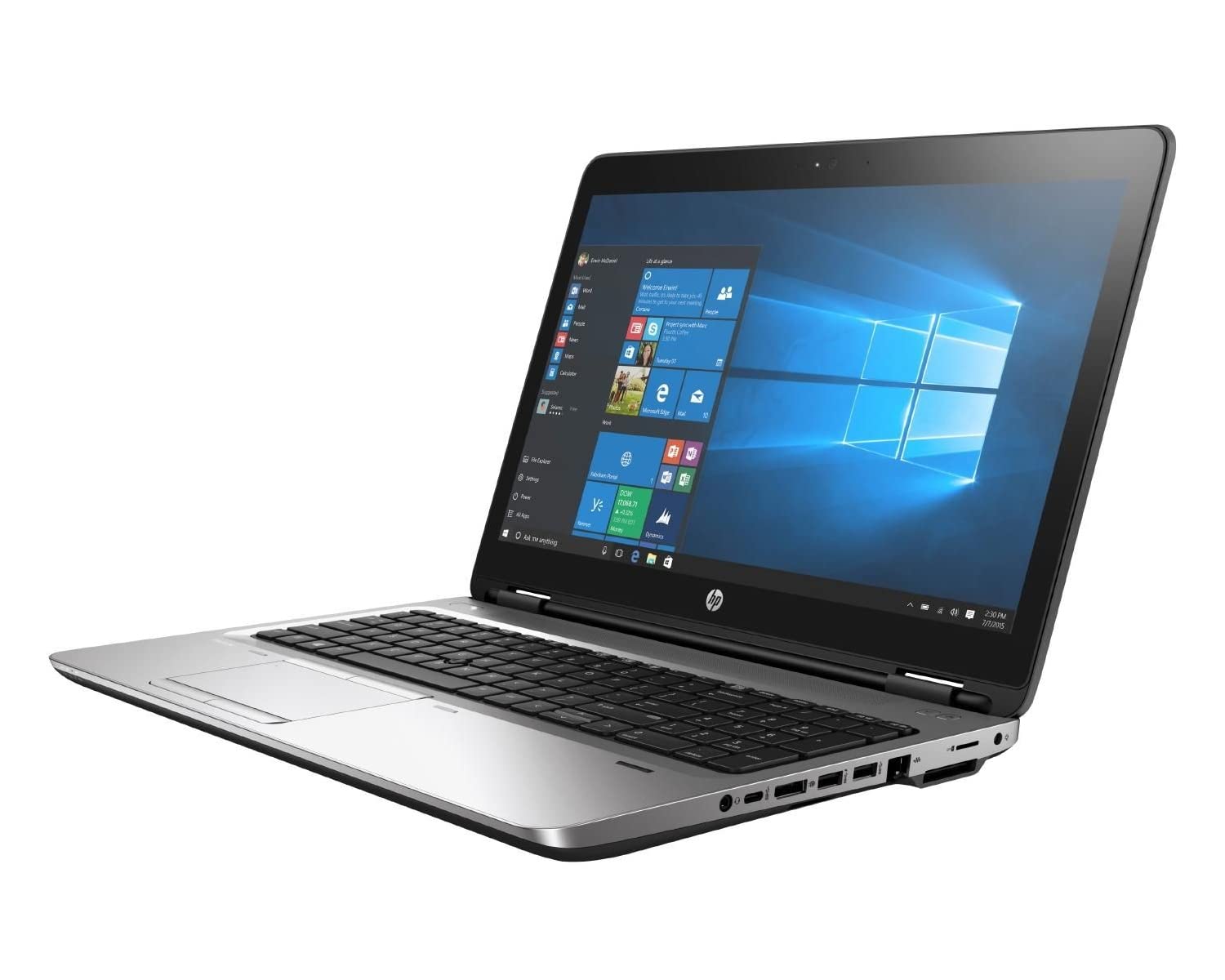 Laptop HP ProBook 650 G2 Intel Core i7 Processor - 6th Generation - 16GB RAM - 256GB SSD - Screen 15.6-Inch - English Keyboard - Black -Windows 10 Pro