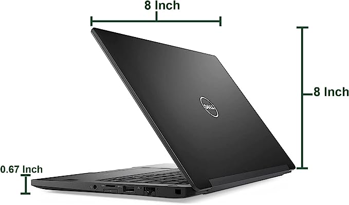 Dell Latitude 7480 Laptop Pc, 14 Fhd (1920X1080) Non-Touch, Intel I5-6600U 2.60Ghz Processor, 16 Gb Ram Ddr4, 512 Gb Nvme Solid State Drive, Hdmi, Webcam, Wifi & Bluetooth Keyboard Eng/Arabic  Windows 10 Pro