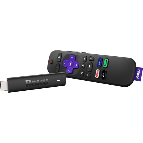 Roku Streaming Media Player Streaming Stick 4K 2021 (3820RW) Black