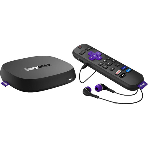 Roku Ultra 4K UHD 60 fps Video Playback Streaming Media Player (2022) (4802R) Black