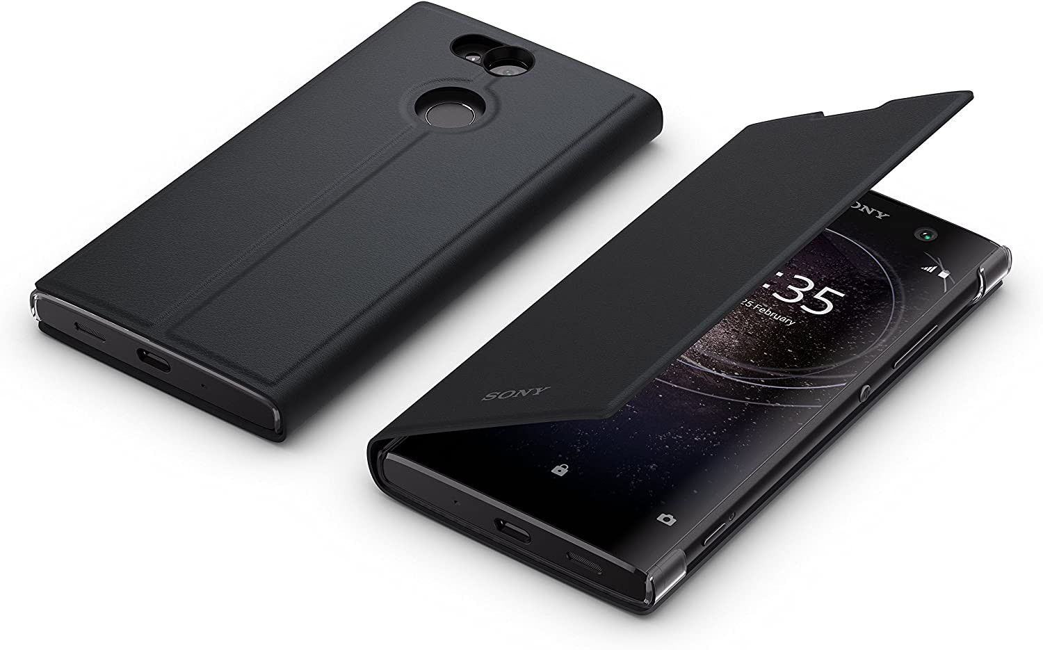 SONY - Style Cover Stand For Xperia XA2 Black