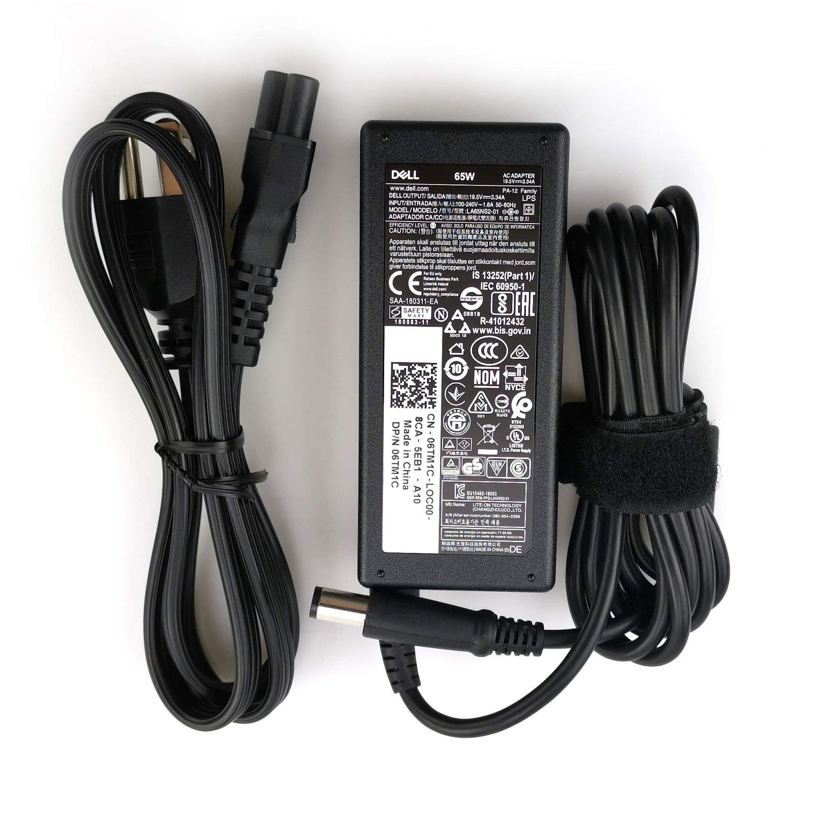 65W 19.5V 3.34A AC Adapter for Dell Latitude 3340 LA65NM130 HA65NM130