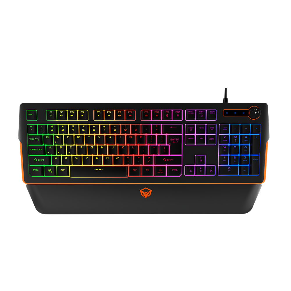 Meetion K9520 RGB Magnetic Wrist Rest Keyboard for Gaming