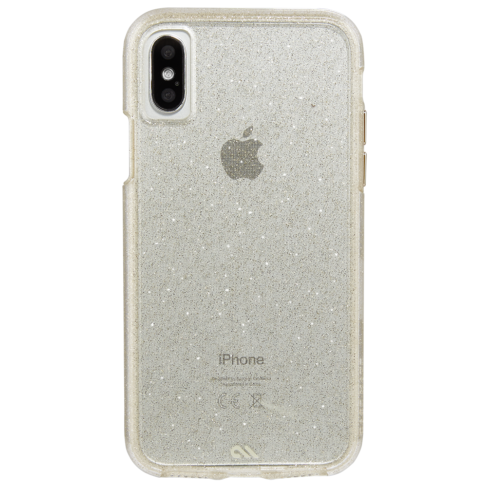 Case-Mate - iPhone XS/X Sheer Glam Case Champagne