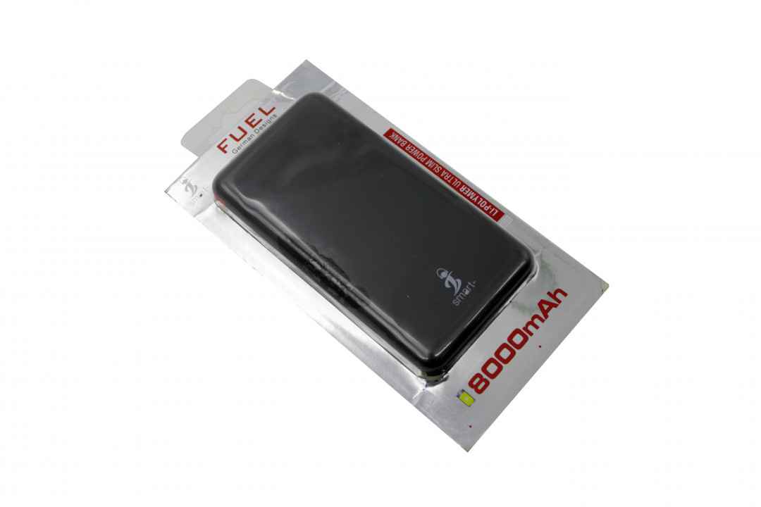 Smart Fuel German Designs 8000mAh Li-Polymer Ultra Slim Power Bank - Black