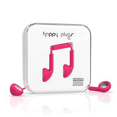 Happy Plugs Earbud - Cerise