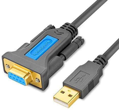 MIndPure USB DB9 RS-232 Serial Cable A/F