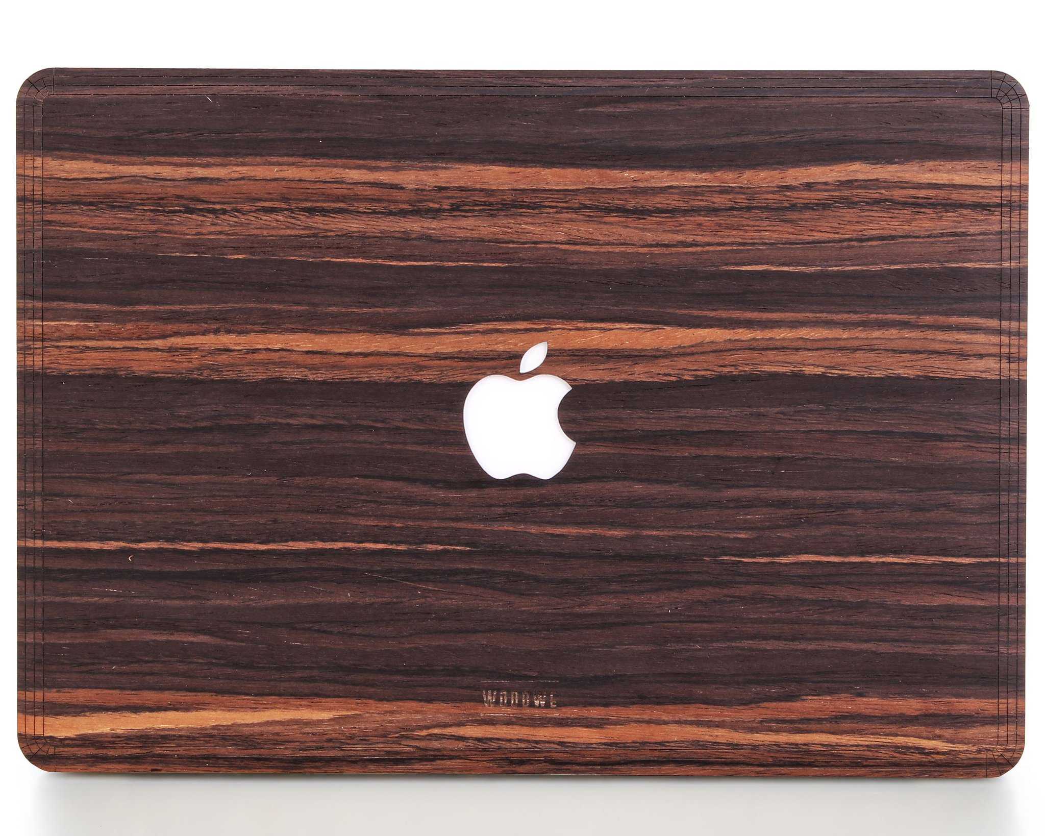 MACBOOK SKIN / COVER - WOOD VENEER - EBONY - FOR PRO 13 w/Thunderbolt