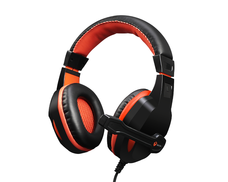 Meetion Scalable Noise-canceling Stereo Leather Wired Gaming Headset with MicHP010