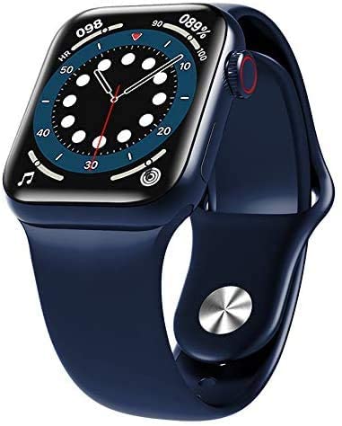 HW12 Android Smart Watch, 1.57inch Square Screen ,Heart rate monitoring ,Bluetooth HD Call (Blue)