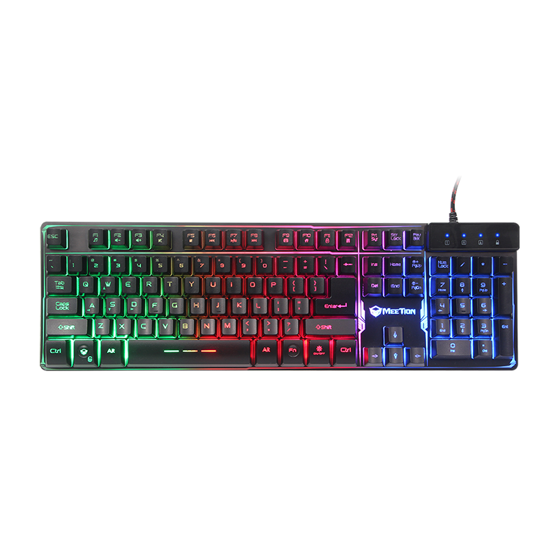 Meetion Colorful Rainbow Backlit Gaming KeyboardK9300