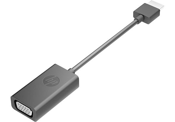 HP HDMI to VGA Adapter HDMI/VGA for Video Device, Notebook, Ultrabook, Monitor Compatible 700569-001