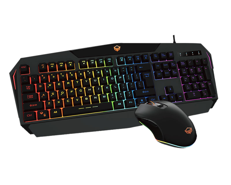 Meetion C510 Backlit Rainbow Gaming Keyboard and Mouse Combo