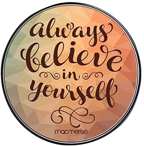 Macmerise Believe In Yourself Written Qi Wireless Charger for iPhone X