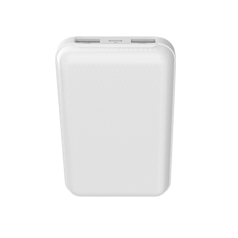 Hoco J35- Sunshine dual usb port mobile powerbank 10000mAh - White