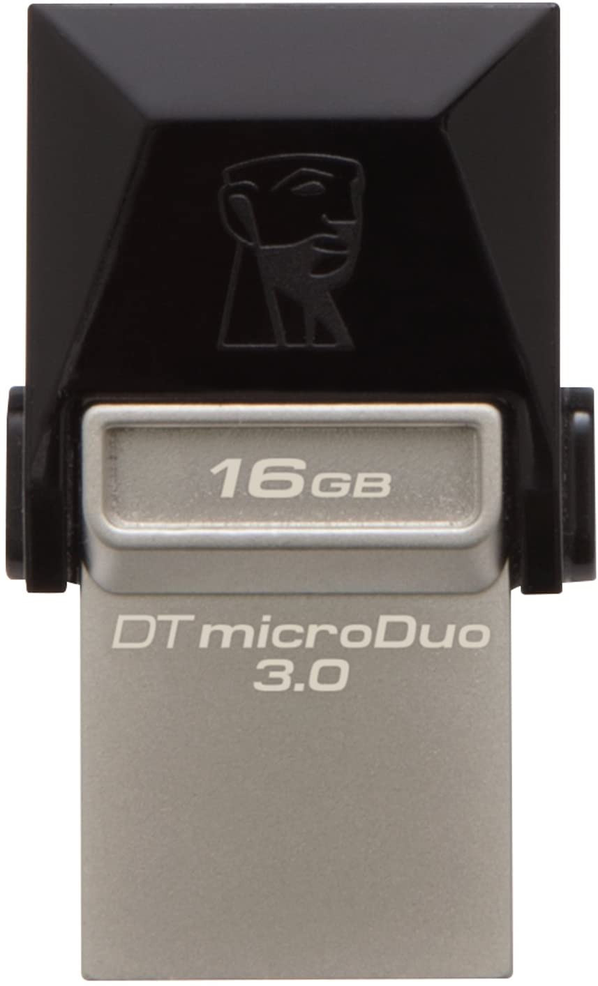 Kingston Digital 16GB Data Traveler Micro Duo USB 3.0 Micro USB OTG (DTDUO3/16GB) 16 GB DTDUO3/16GB