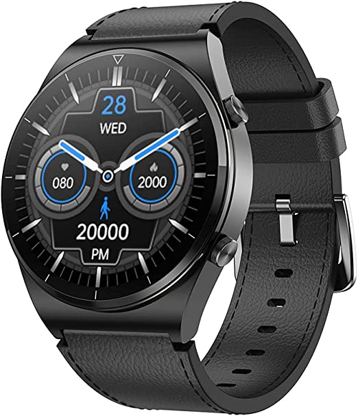 G-Tab GT3 Smart Watch with Bluetooth Calling, Large Battery, Heart Rate, Sleep, Blood Pressure and Exercise Monitoring, Sports (Black)