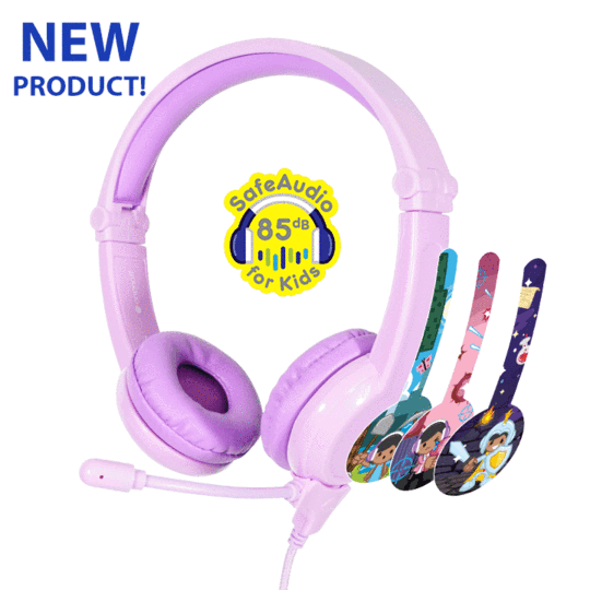 Buddyphones - Galaxy Gaming Headphones - Purple