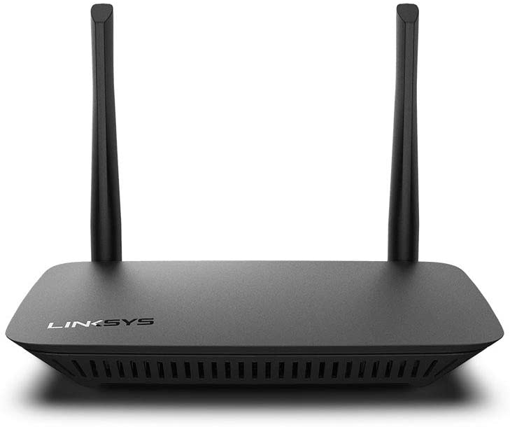 Linksys E5400 WiFi 5 Router Dual-Band (Fast Wireless Router, AC1200, 4 Ethernet Ports), E5400-ME/Black/One Size