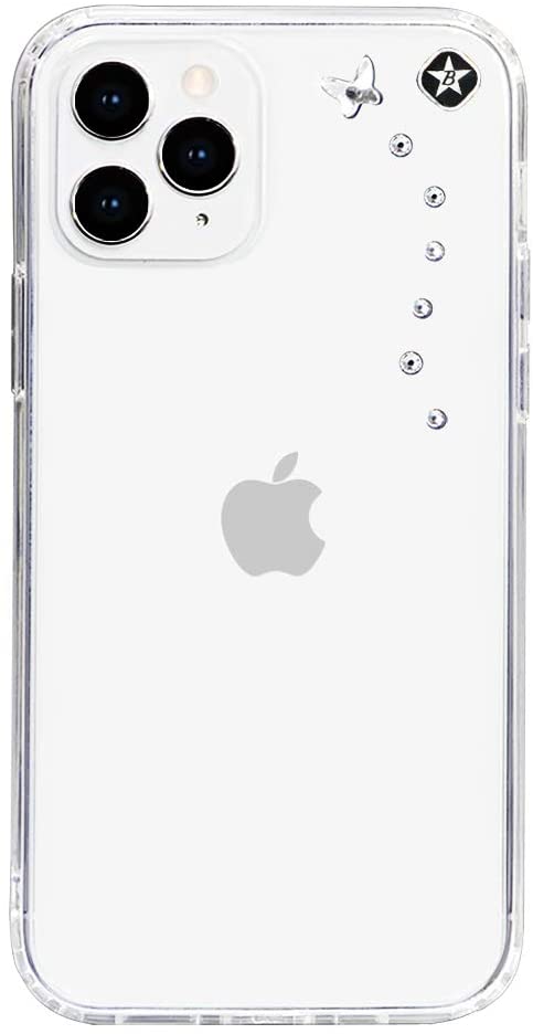 Bling My Thing - Small Papillon Clear for iPhone 12 Pro Max - Pure Brilliance (Swarovski® crystals) Clear