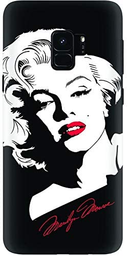 Stylizedd Samsung Galaxy S9 Slim Snap Case Cover Matte Finish - Marilyn Monroe - 5 Inches -Black