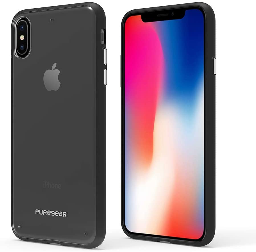 Puregear Slim Shell Case For Apple Iphone Xs Max - Clear/Black - One Size