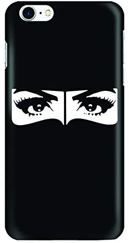 جراب Stylizedd لهاتف Apple iPhone 8 Slim Snap Case - Naqabi Eyes - أسود