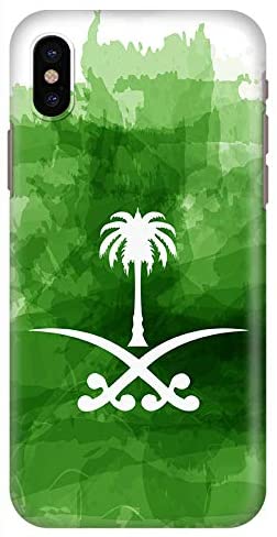 Stylizedd Iphone Xs/Iphone X Snap Classic Matte Case Cover Matte Finish - Saudi Emblem - Green