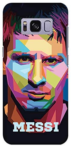 Stylizedd Samsung Galaxy S8 Slim Snap Case Cover Matte Finish - Poly Messi - Multi Color